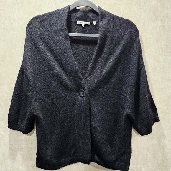 Vince Sweaters - Vince Alpaca Cashmere Blend 3/4 Sleeve Cardigan Sweater